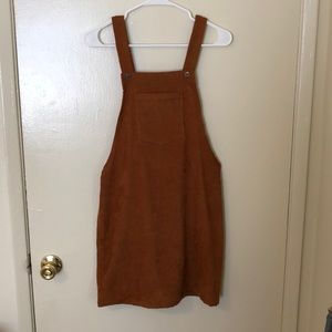 Corduroy jumper dress